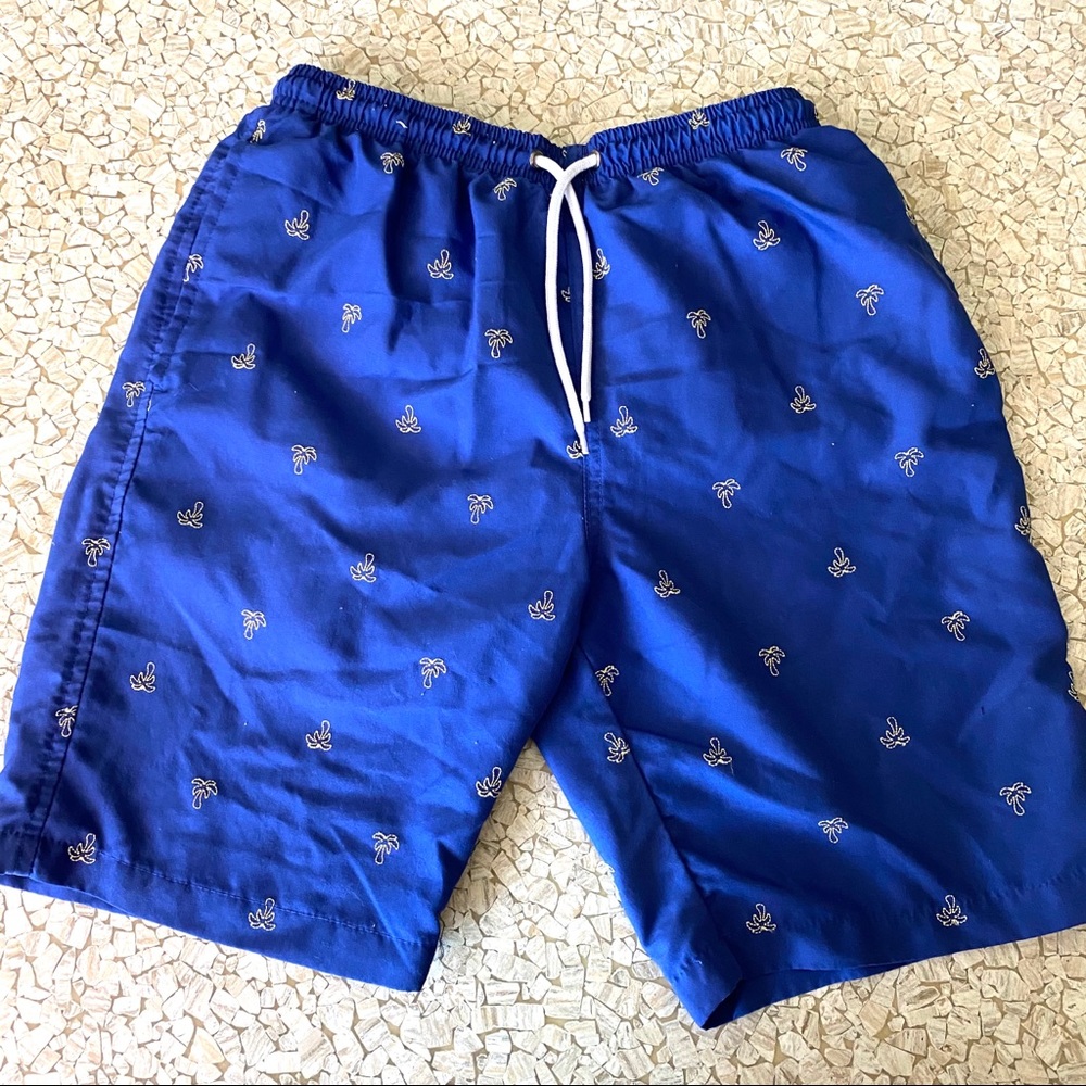 Men’s Forever 21 royal blue swim trunks